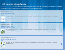 Tablet Screenshot of firstsearchconsultancy.blogspot.com