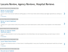 Tablet Screenshot of locums-review.blogspot.com