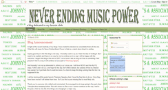 Desktop Screenshot of never-ending-music-power.blogspot.com