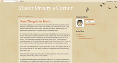 Desktop Screenshot of misterorneryscorner.blogspot.com