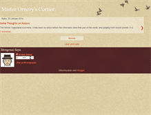 Tablet Screenshot of misterorneryscorner.blogspot.com