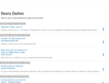 Tablet Screenshot of deansdashes.blogspot.com
