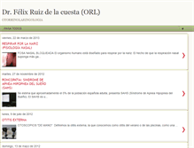 Tablet Screenshot of felixruizdelacuesta-orl.blogspot.com
