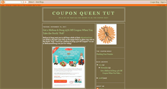 Desktop Screenshot of couponqueentut.blogspot.com