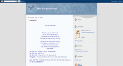 Desktop Screenshot of hoa-forget-me-not.blogspot.com