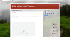 Desktop Screenshot of kabirsunoriginalthoughts.blogspot.com