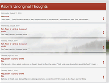 Tablet Screenshot of kabirsunoriginalthoughts.blogspot.com