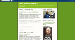 Desktop Screenshot of jaimelibertad.blogspot.com