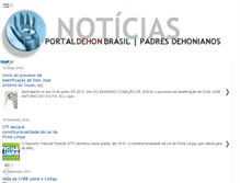 Tablet Screenshot of dehonbrasilnoticias.blogspot.com