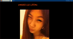 Desktop Screenshot of miko-lui.blogspot.com