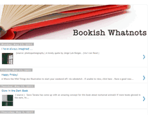 Tablet Screenshot of bookishwhatnots.blogspot.com