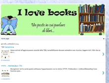 Tablet Screenshot of ilove-books.blogspot.com