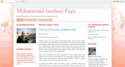 Desktop Screenshot of muhammadjamhuri.blogspot.com