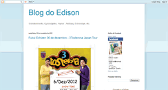 Desktop Screenshot of blogdoedison.blogspot.com