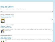 Tablet Screenshot of blogdoedison.blogspot.com
