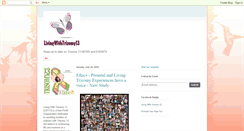 Desktop Screenshot of livingwithtrisomy13news.blogspot.com