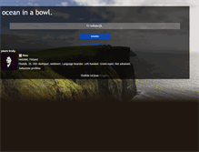 Tablet Screenshot of oceaninabowl.blogspot.com
