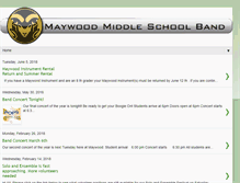Tablet Screenshot of maywoodband.blogspot.com