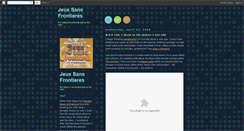 Desktop Screenshot of jeuxsansfrontiers.blogspot.com