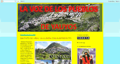 Desktop Screenshot of lavozdelospueblosdeyauyos.blogspot.com