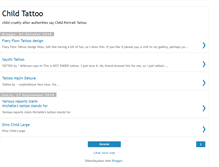 Tablet Screenshot of childtattoo.blogspot.com