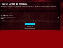 Tablet Screenshot of festivalgoticozaragoza.blogspot.com