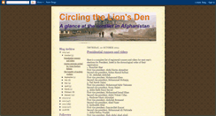 Desktop Screenshot of circlingthelionsden.blogspot.com