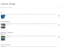 Tablet Screenshot of ambeckdesign.blogspot.com
