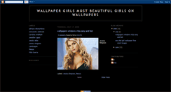 Desktop Screenshot of get-wallpapers-girls.blogspot.com