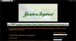 Desktop Screenshot of gardensinspired.blogspot.com