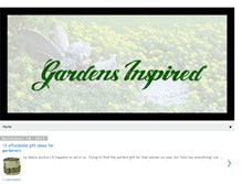 Tablet Screenshot of gardensinspired.blogspot.com