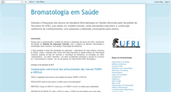 Desktop Screenshot of bromatopesquisas-ufrj.blogspot.com