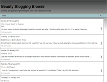 Tablet Screenshot of beautybloggingblonde.blogspot.com