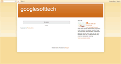 Desktop Screenshot of googlesofttech.blogspot.com