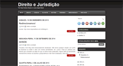 Desktop Screenshot of direitoejurisdicao.blogspot.com