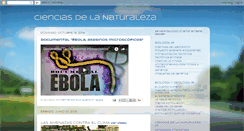 Desktop Screenshot of cienciasdelanaturaleza.blogspot.com