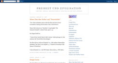 Desktop Screenshot of freiheitundzivilisation.blogspot.com