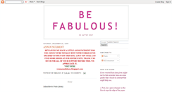 Desktop Screenshot of befabulouss.blogspot.com