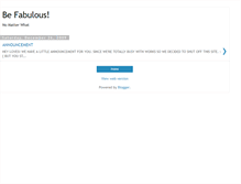 Tablet Screenshot of befabulouss.blogspot.com