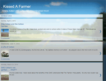 Tablet Screenshot of kissedafarmer.blogspot.com