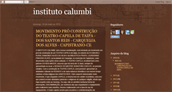 Desktop Screenshot of institutocalumbi.blogspot.com