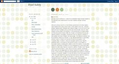 Desktop Screenshot of food-safetyfsn.blogspot.com