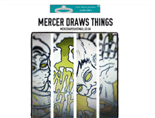 Tablet Screenshot of mercerart.blogspot.com