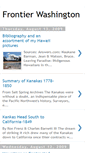 Mobile Screenshot of frontierwashington09.blogspot.com