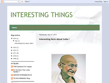 Tablet Screenshot of my-interestingthings.blogspot.com