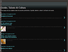 Tablet Screenshot of gestaotalentoecultura.blogspot.com