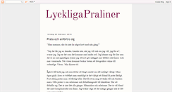 Desktop Screenshot of lyckligapraliner.blogspot.com