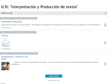 Tablet Screenshot of interpretacionyproducciondetextos.blogspot.com