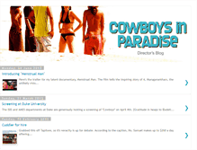 Tablet Screenshot of cowboysinparadise.blogspot.com