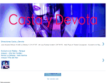 Tablet Screenshot of castaydevotachile.blogspot.com